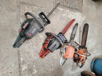 A vendre 4 Tronçonneuses beschikbaar voor biedingen