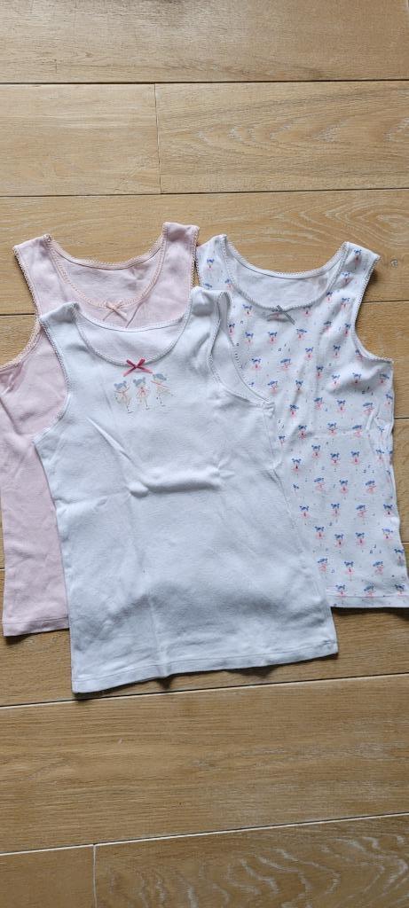 3 hemdjes - Marks & Spencer - maat 6-7 jaar, Kinderen en Baby's, Kinderkleding | Maat 116, Gebruikt, Meisje, Nacht- of Onderkleding