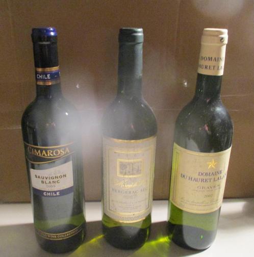 3 prima Wijnen van de jaren 2002 en 2009, Verzamelen, Wijnen, Zo goed als nieuw, Witte wijn, Vol, Ophalen of Verzenden