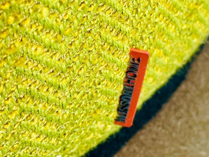 Missoni Home XL poef poof 80 x 35 cm, Huis en Inrichting, Zetels | Voetbanken en poefs, Nieuw, 75 tot 100 cm, 75 tot 100 cm, Rond