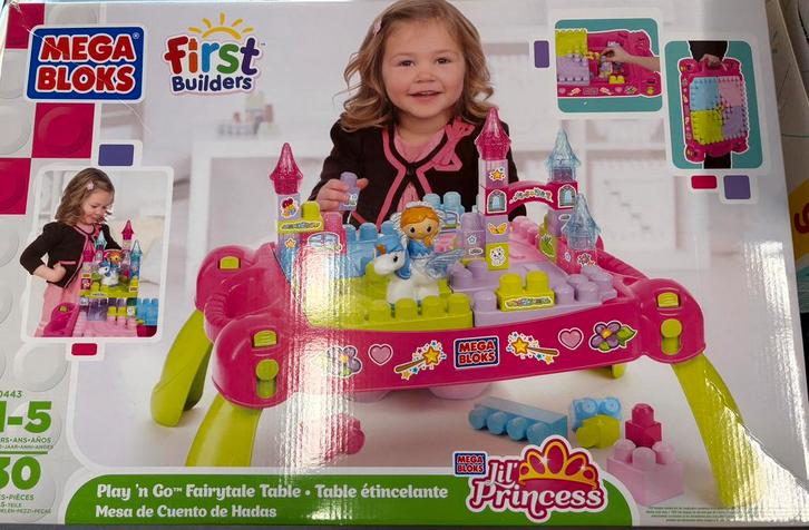 First Builders mega blocks jil princess 30 st, Kinderen en Baby's, Speelgoed | Bouwstenen, Zo goed als nieuw, Ophalen of Verzenden