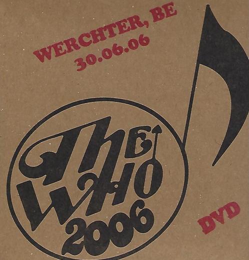 DVD De WHO - Live in Werchter 2006, Cd's en Dvd's, Dvd's | Muziek en Concerten, Nieuw in verpakking, Muziek en Concerten, Verzenden