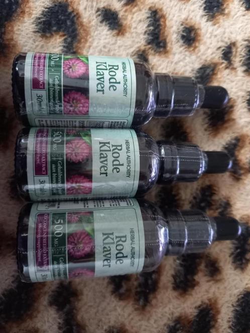 NIEUW 3x Rode klaver 30 ml, goed tot 03/2027, samen 14 euro, Diversen, Levensmiddelen, Ophalen of Verzenden