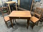 Petite table bois et chaises Herve, Utilisé