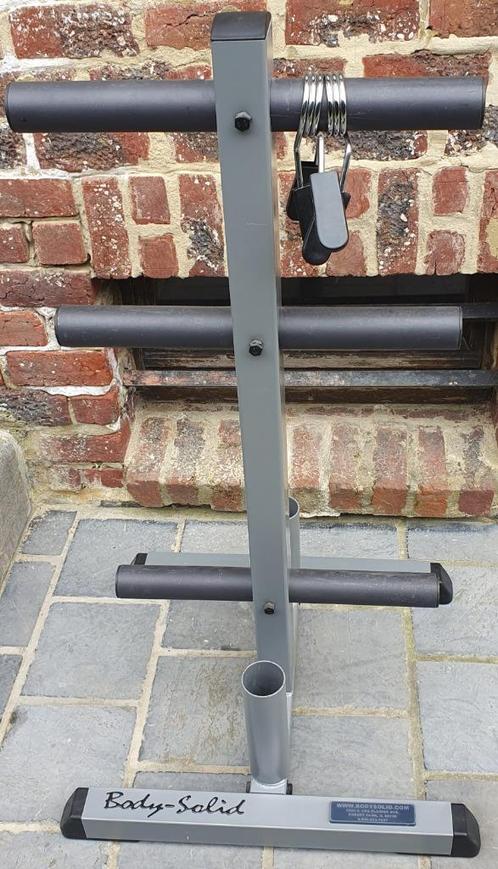 Gewicht Boom met Bar Houders Body-Solid, Sport en Fitness, Fitnessmaterialen, Nieuw, Halterschijven, Ophalen