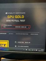 Nvidia Rtx 3090 watercooling certofocat occt gold 26/01/2026, Computers en Software, Ophalen of Verzenden, Zo goed als nieuw