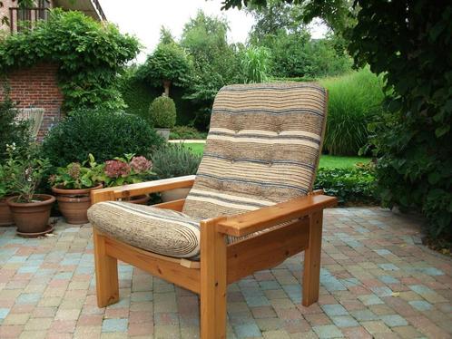 Zetels, Huis en Inrichting, Zetels | Zetels, Zo goed als nieuw, Eenpersoons, Minder dan 150 cm, Hout, Stof, Ophalen