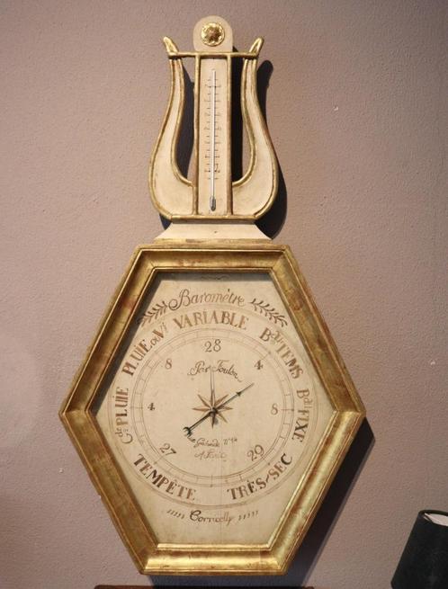 Barometer met thermometer, Antiek en Kunst, Antiek | Woonaccessoires, Verzenden