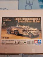 L.R.D.G COMMAND CAR&BREDA 20 MM  AA GUN TAMIYA  1/35, Enlèvement ou Envoi, Comme neuf, Autres types, 1:32 à 1:50