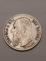 50 centiem zilver leopold 2 brede baard 1909 FR TH• VINCOTTE, Zilver, Ophalen of Verzenden, Losse munt, Zilver