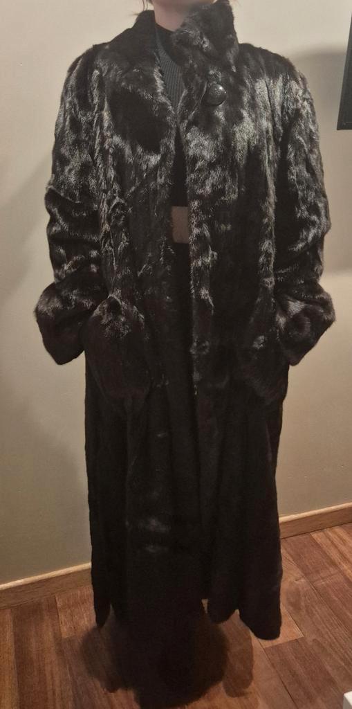 NAFA MINK lange jas van echte nerts, Hobby en Vrije tijd, Kostuums, Theaterbenodigdheden en LARP, Ophalen of Verzenden