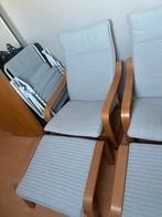 Fauteuil Posang ikea + repose pied, Maison & Meubles, Enlèvement, Comme neuf, Bois