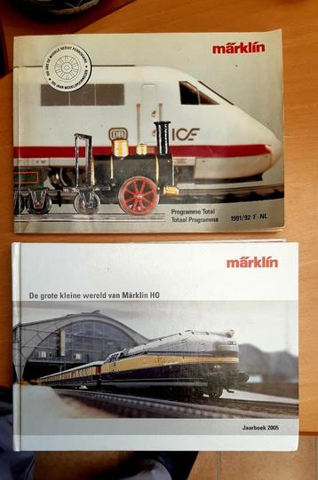 Märklin Catalogus van 1991/1992 en jaarboek 2005.  beschikbaar voor biedingen