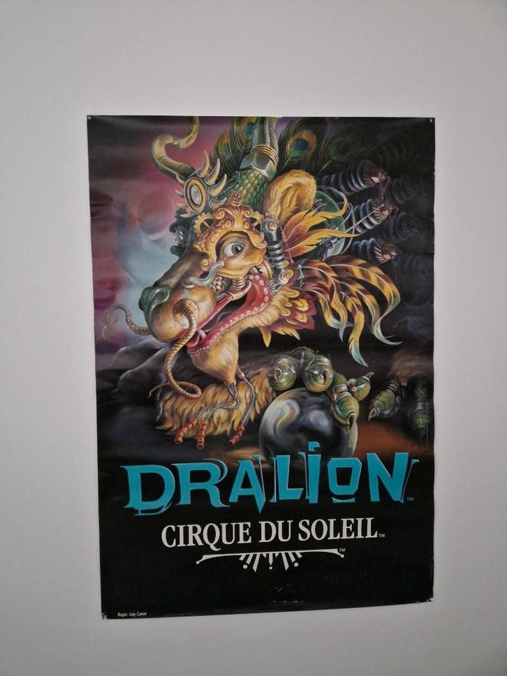 Dralion - Cirque du Soleil - affiche officiël, Collections, Photos & Gravures, Utilisé, Photo, Autres sujets/thèmes, Enlèvement