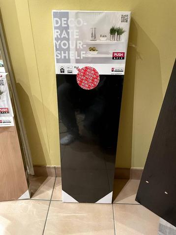 Nieuw Push and Fix Duraline XL 4 zwarte wandplank beschikbaar voor biedingen
