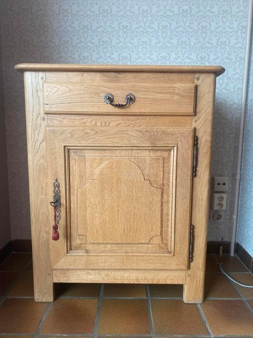 Commode en chêne cérusée, Huis en Inrichting, Kasten |Televisiemeubels, Zo goed als nieuw, Minder dan 100 cm, 50 tot 100 cm, 25 tot 50 cm