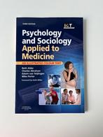 Boek 'Psychology and Sociology Applied to Medicine', Boeken, Psychologie, Ophalen of Verzenden, Nieuw, Sociale psychologie