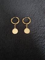 Nieuwe goudkleurige oorbellen in edelstaal, Handtassen en Accessoires, Oorbellen, Ophalen of Verzenden, Nieuw, Goud, Hangers