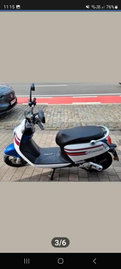 Nipponia Volty elektrische scooter Bklasse, Fietsen en Brommers, Snorfietsen en Snorscooters, Nieuw, Overige merken, Elektrisch