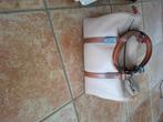 Handtas leder SEM VACCARHO, Handtassen en Accessoires, Tassen | Damestassen, Ophalen, Nieuw, Beige, Handtas