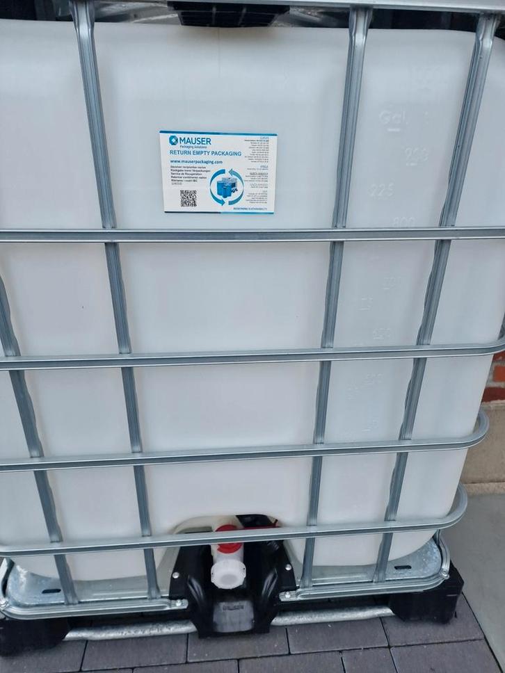 Ibc vaten 1000l, Tuin en Terras, Regentonnen, Zo goed als nieuw, Ophalen