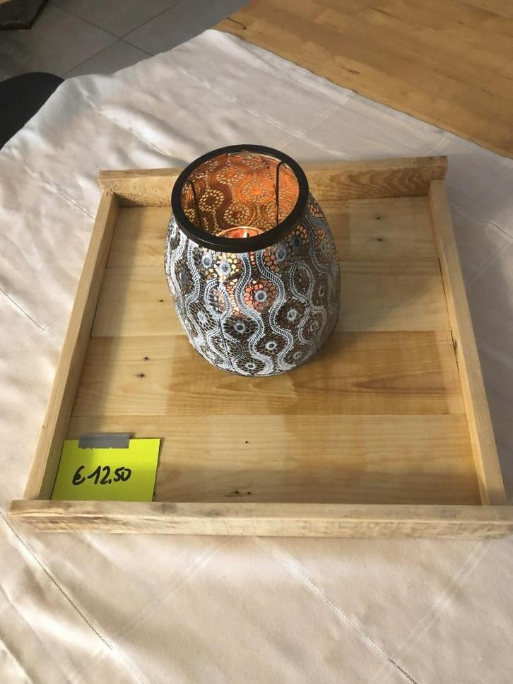 Houten Plateaus – Stijlvol & Stevig, Huis en Inrichting, Woonaccessoires | Dienbladen, Nieuw, Hout, Ophalen of Verzenden