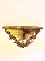 Étagère murale dorée style baroque 43cm x H22 cm parfait ét, Ophalen