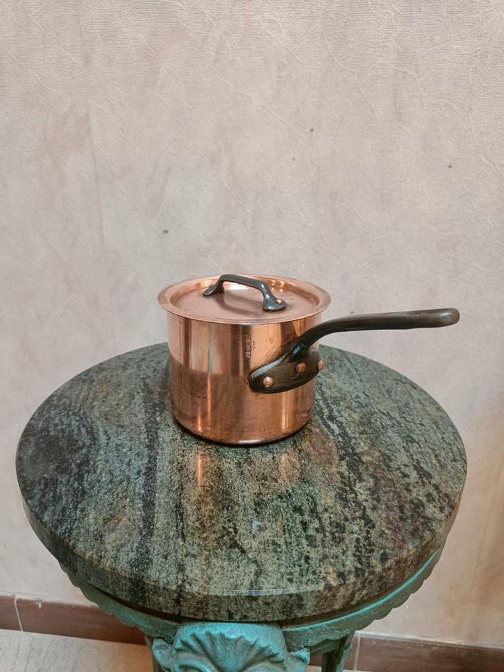 Mauviel koperen kookpan, Huis en Inrichting, Keuken | Potten en Pannen, Gebruikt, Ophalen of Verzenden