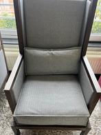2 grijze lounge zetels, Art deco, Minder dan 150 cm, Eenpersoons, 75 tot 100 cm