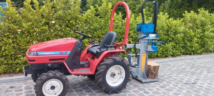 Minitractor met houtkliever TE HUUR ., Jardin & Terrasse, Fendeuses, Enlèvement