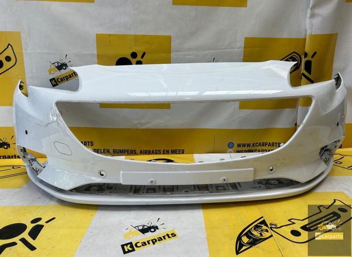 opel Corsa E voorbumper 4xPDC 2014-2020 475498858 bumper, Auto-onderdelen, Carrosserie, Bumper, Opel, Voor, Gebruikt