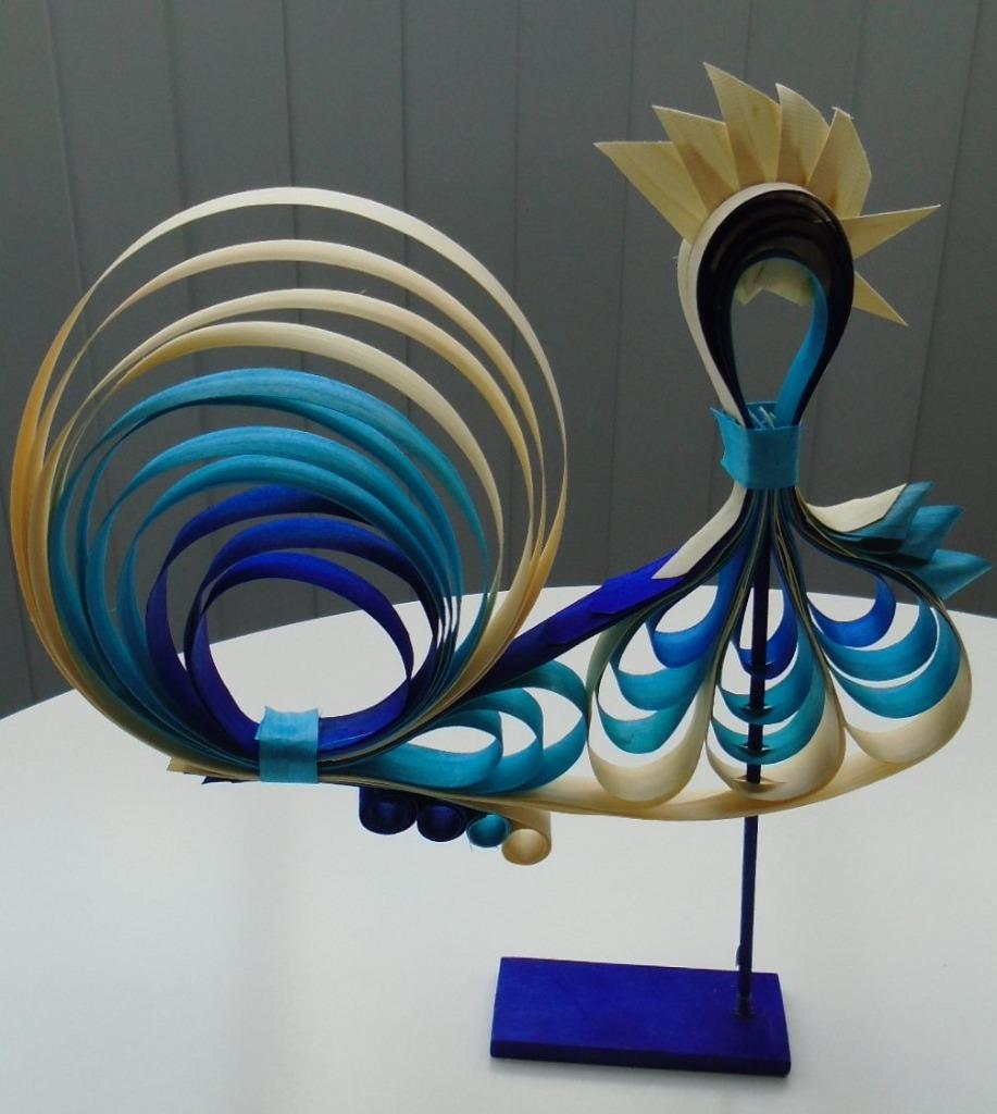 HAAN BLAUW 40 CM HOOG NIEUW, Enlèvement ou Envoi, Neuf