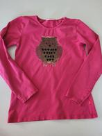 Roze longsleeve met uil maat 128 van Someone, Enfants & Bébés, Vêtements enfant | Taille 128, Enlèvement ou Envoi