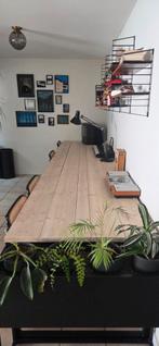 Tafel voor binnen of buiten. 3m75 lang, Ophalen, Zo goed als nieuw