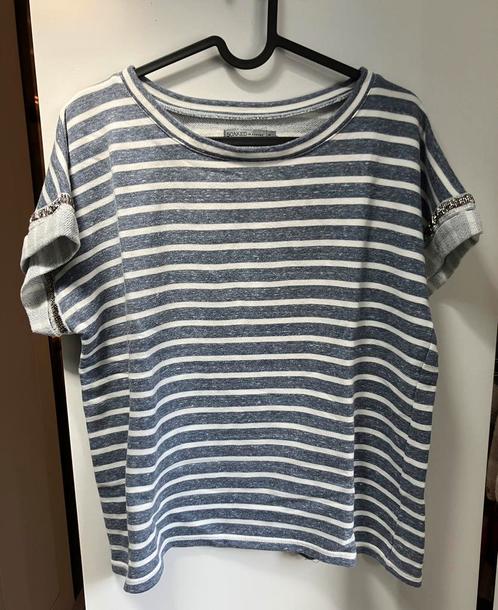 Elegante Soaked in luxury sweatshirt, Kleding | Dames, T-shirts, Zo goed als nieuw, Maat 38/40 (M), Blauw, Korte mouw, Ophalen of Verzenden
