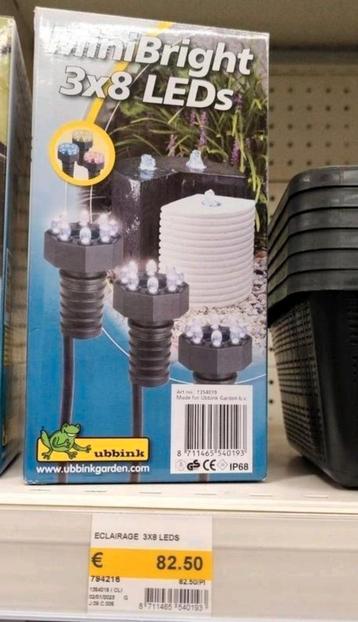 Ubbink MiniBright LED vijverlamp 3W 3x8 (Nieuw) beschikbaar voor biedingen
