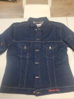 Jeans Denim zomerjas budweiser L, Kleding | Heren, Jassen | Zomer, Maat 52/54 (L), Blauw, Ophalen of Verzenden, Zo goed als nieuw