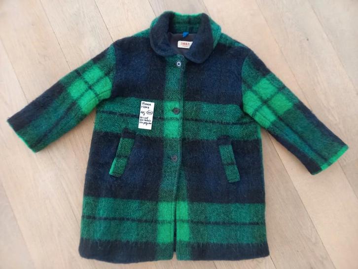 Prachtige wollen jas Mohair Belgisch ontwerp MAAN 10 jaar, Kinderen en Baby's, Kinderkleding | Maat 140, Zo goed als nieuw, Meisje