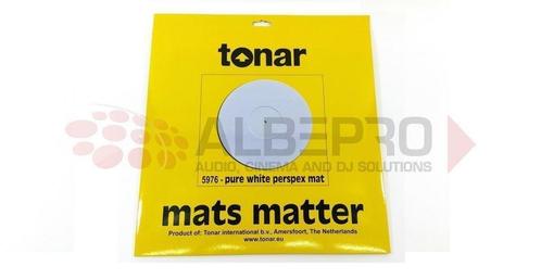 Tonar Pure White Perspex Mat 5976, TV, Hi-fi & Vidéo, Tourne-disques, Neuf, Enlèvement ou Envoi