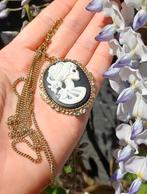 Lange ketting met cameo, Ophalen of Verzenden, Zo goed als nieuw