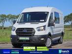 Ford TRANSIT 2.0 L3H2 Dubbele Cabine!, Auto's, Wit, Bedrijf, Ford, Te koop