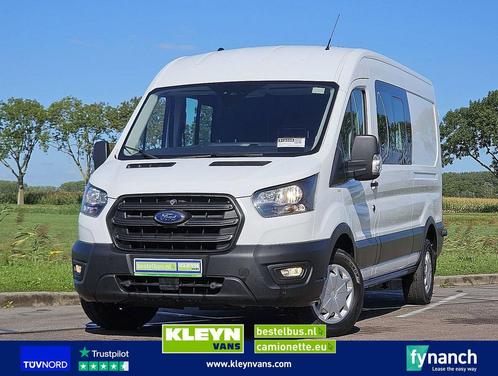 Ford TRANSIT 2.0 L3H2 Dubbele Cabine!, Auto's, Bestelwagens en Lichte vracht, Bedrijf, ABS, Airconditioning, Centrale vergrendeling