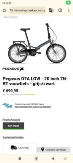 Pegasus plooifiets, Fietsen en Brommers, Fietsen | Vouwfietsen, Ophalen, Zo goed als nieuw