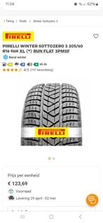 Winterbanden Pirelli Sottozero 3 , 205/60r16 96H bijna nieuw, Ophalen, 16 inch, Nieuw, Band(en)