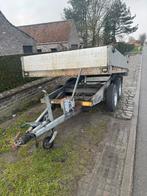 Aanhangwagen kipper, Ophalen, Gebruikt