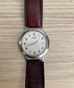 Citizen horloge, Staal, Ophalen of Verzenden, Leer, Gebruikt