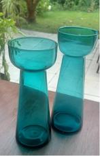2 vintage hyacint glazen groen, Antiek en Kunst, Antiek | Glaswerk en Kristal, Ophalen