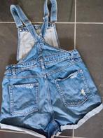 korte jeans salopette H&M maat 38, Pantalon, H&M, Utilisé, Fille