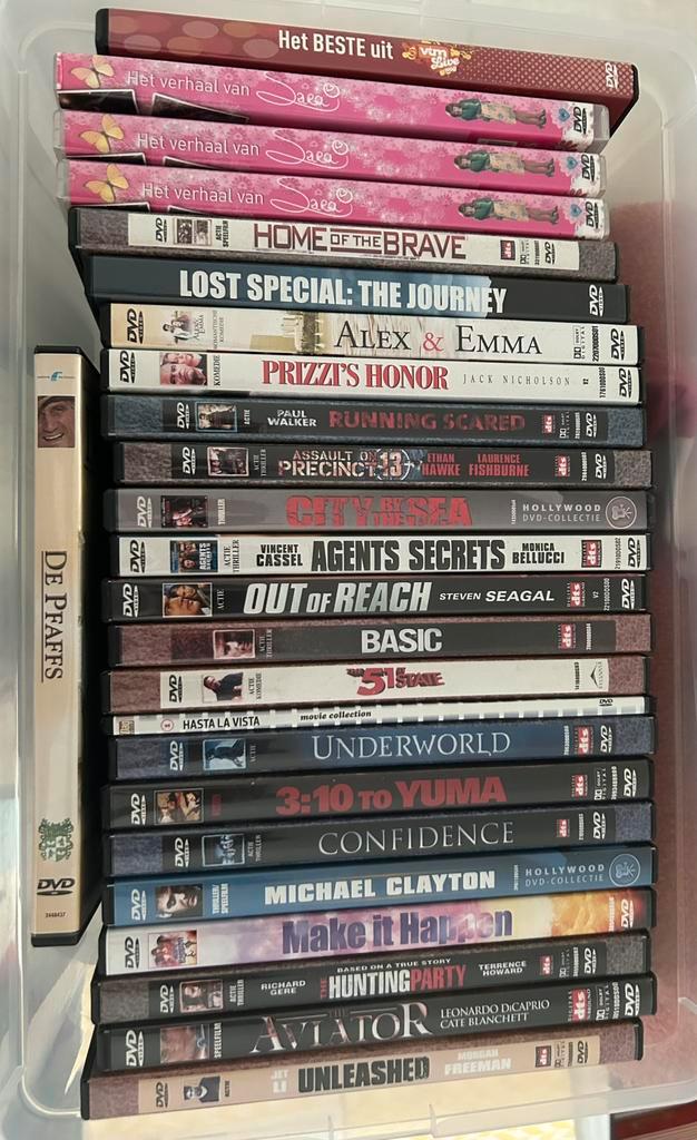 Bundel met 25 dvd's, Cd's en Dvd's, Dvd's | Overige Dvd's, Zo goed als nieuw, Ophalen of Verzenden