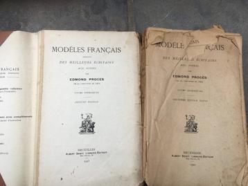Modèles Français - meilleurs écrivants -E. Proces 1922-1923 beschikbaar voor biedingen